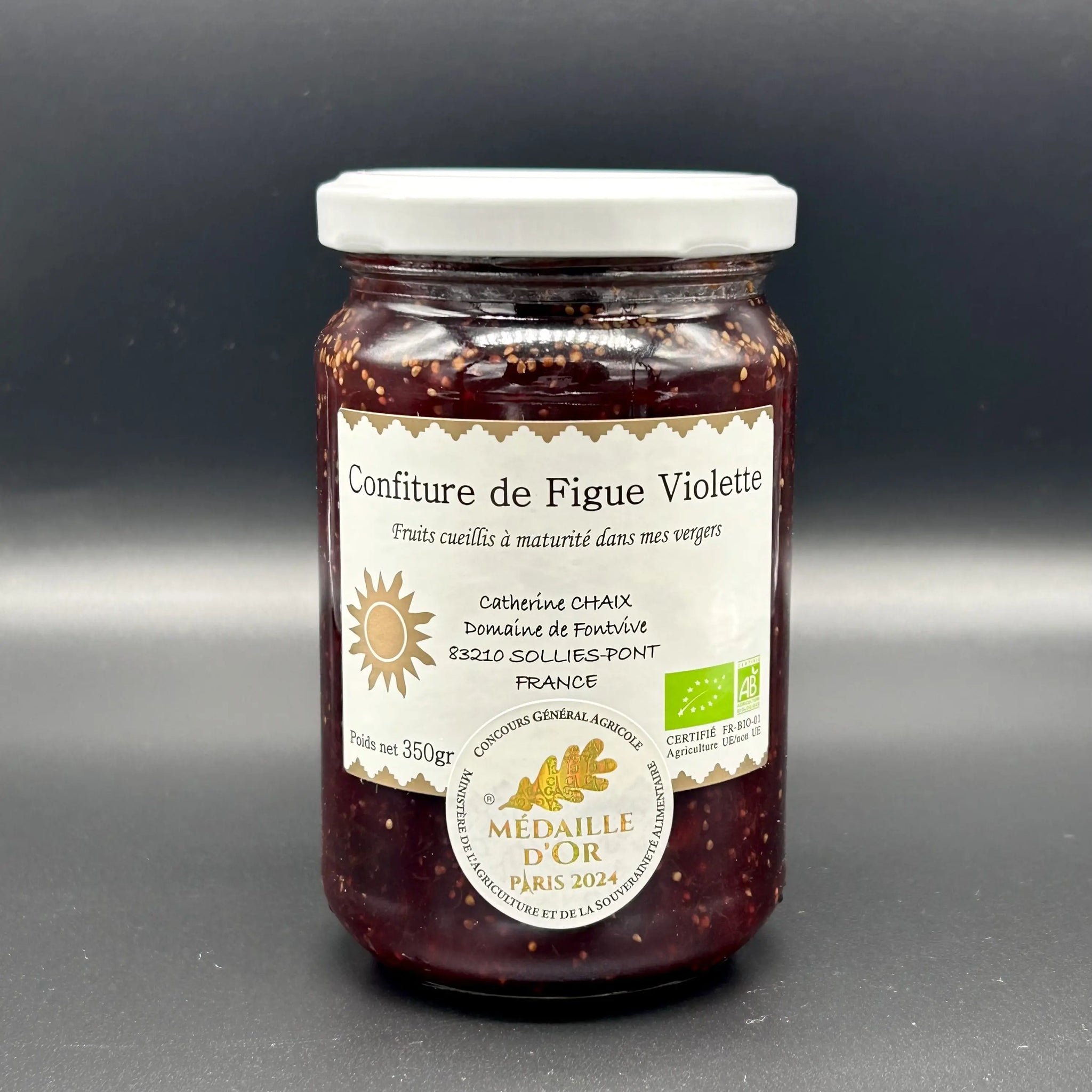 Confiture de Figue Violette AOP - Domaine de Fontvive | Livraison